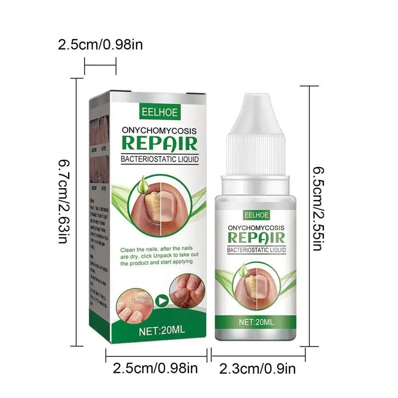 Toenail Anti-infective Nail Repair Solution Gel Hand Foot Nails Care Fungu Removal Nail Repair Drops Restoring Healthy Nails