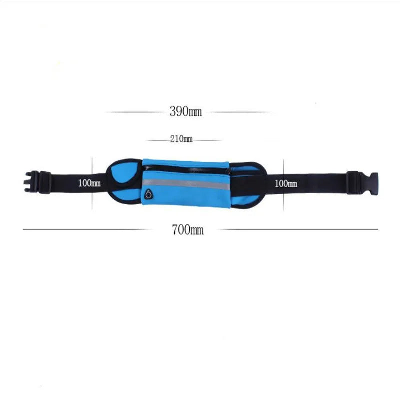 Men Women Waistbag Marathon Running Outdoor Riding Fitness With Water Bottle Waterproof Phone Sport Male Female Belt Waist Bags