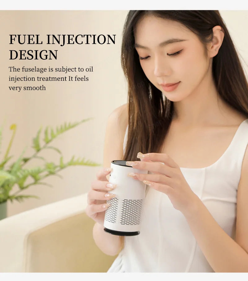 Xiaomi Youpin Car Air Purifier Desktop Filter Negative Ion Sterilization Odor Removal Air Freshener Purification Closet Mini