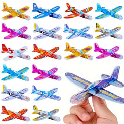 10/200Pcs Kids Party Supplies DIY Multicolor Foam Airplane Boys Birthday Party Souvenirs Pinata Filler Kindergarten Prize Toys