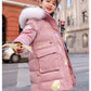 New Winter Down cotton Jacket Girls Waterproof Hooded Coat Children Outerwear Clothing Teenage 5-16Y clothes Kids Parka Snowsuit