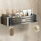 No Drill Bathroom Shelf Bathroom Makeup Shampoo organizer Aluminium Bathroom Organizer Shower Shelf Bathroom Accessories