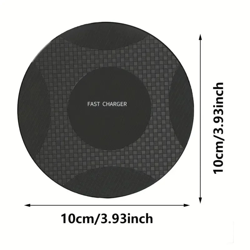 10W 无线充电器支架桌面超薄手机快速充电底座适用于 iPhone 14 13 12 11 三星小米