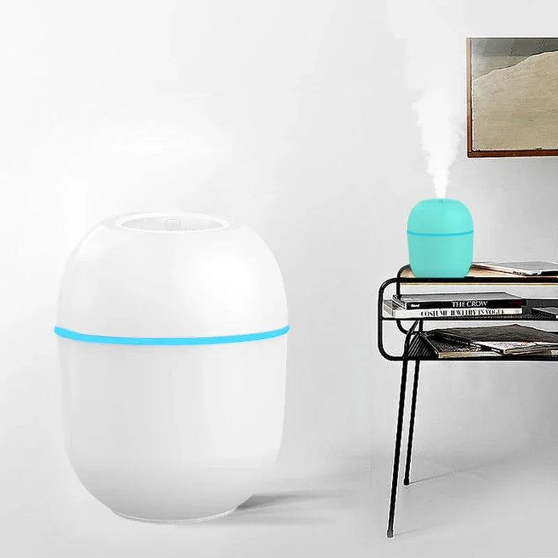 جهاز ترطيب الهواء Xiaomi Air Humidifier مع رذاذ ضوء محيطي LED ومرطب وناشر للزيوت العطرية وتنقية الهواء القابلة لإعادة الشحن عبر USB