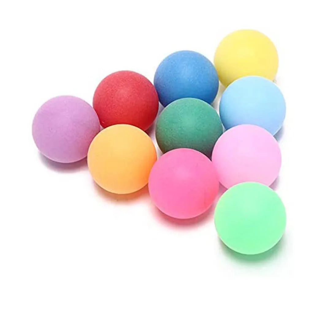 10/25/50Pcs Colored Pong Balls 40mm Entertainment Table Tennis Balls