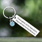 Cute Memorial Keychain Hummingbird Key Chain Pendant Jewelry Humming Bird Lover gift In Memory of Loved One Mom Sympathy Gift