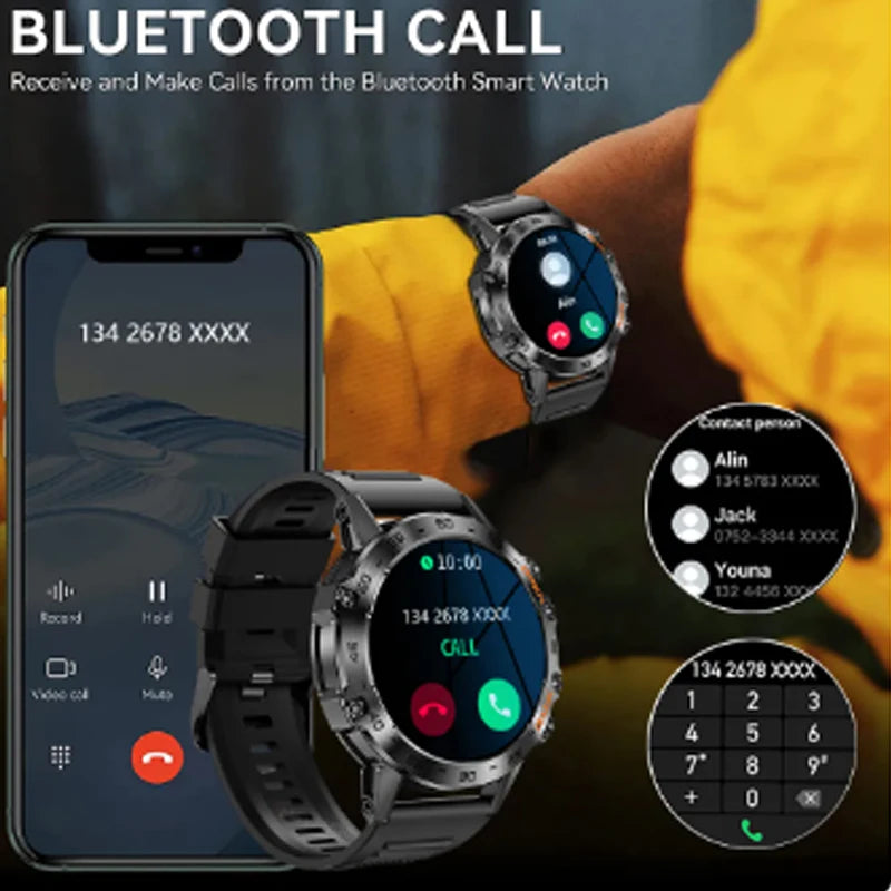 Best Bluetooth Call Smartwatch for Samsung Galaxy S21+, Itel P40+ & Realme Q3s | Blood Oxygen Monitor, GPS Tracking – Bulbusbow