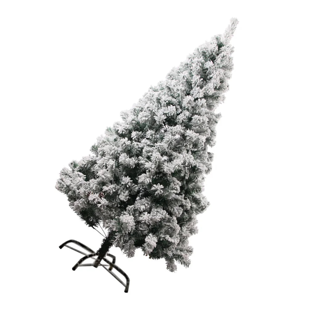 Props Artificial Christmas Tree Flocking Snow Christmas Tree For Home Adornment Festival Decoration Xmas Party Decor(60cm70T)