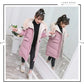 New Girls clothing Winter Warm down Cotton Jackets Children parka faux Fur Collar Coat Girl Thicken overalls Hooded kids Clothes