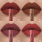 QIBEST Sexy Red Matte Lip Gloss Long Lasting Velvet Liquid Lipstick Lip Makeup Women Beauty Nonstick Cup Waterproof Lipgloss Hot