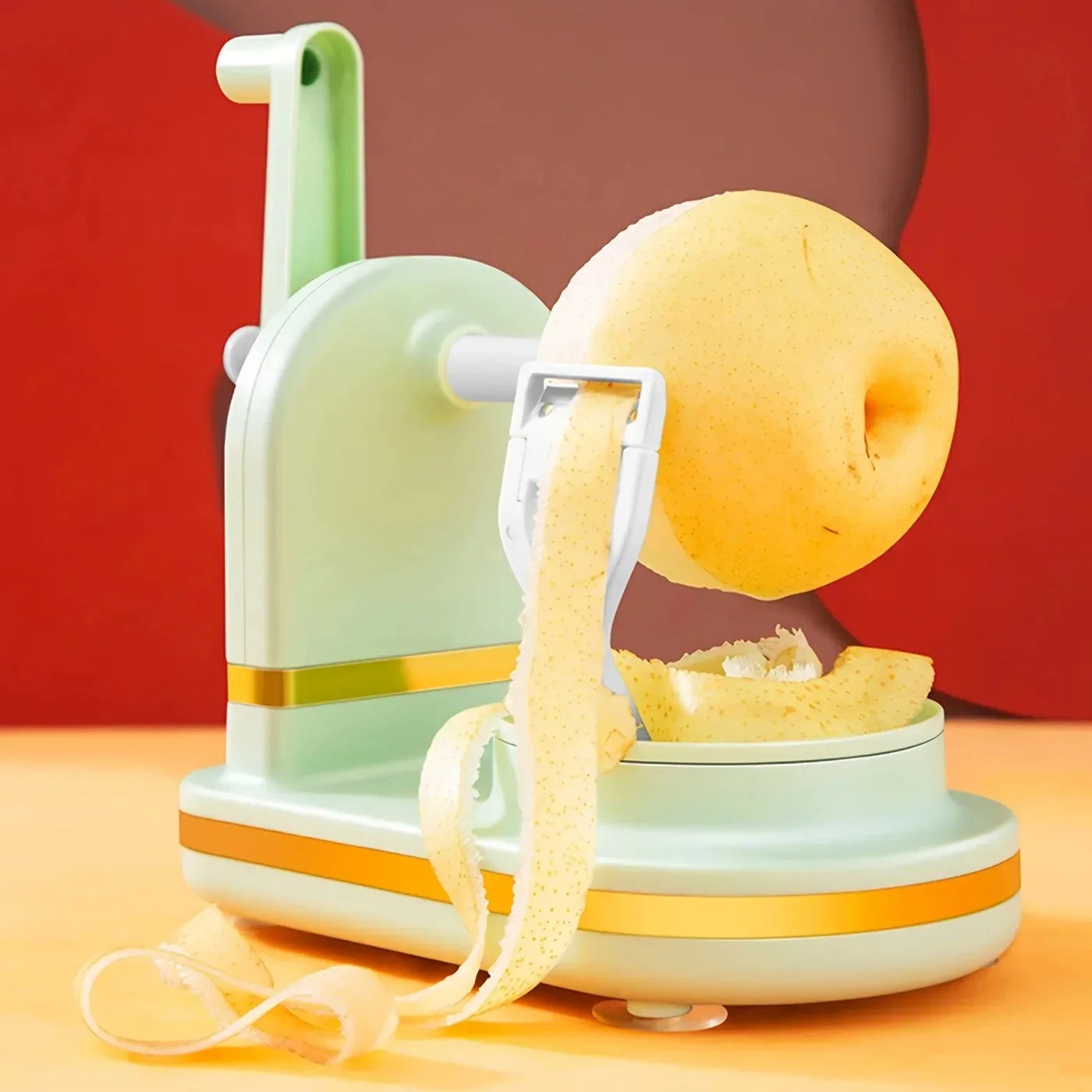 Household Hand-cranked Apple Peeler, Fruit Peeling Artifact, Kitchen Fruit Peeler, Automatic Peeler, Apple Peeling Artifact