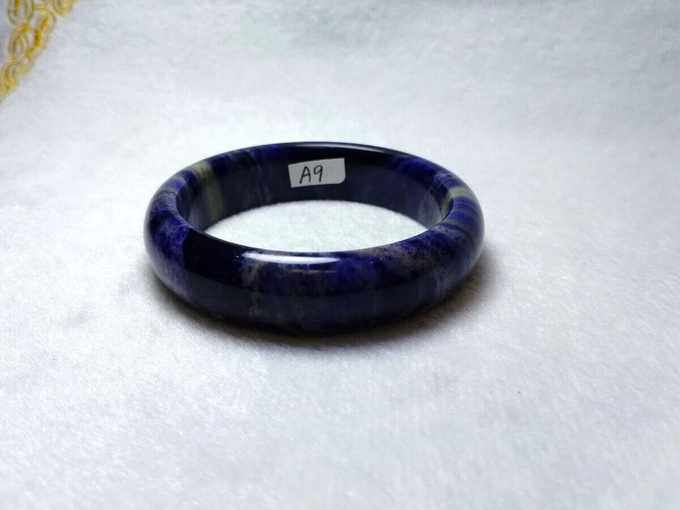 GENUINE Asia 60MM Rare Natural Lapis Lazuli Gemstone Bangle Bracelet