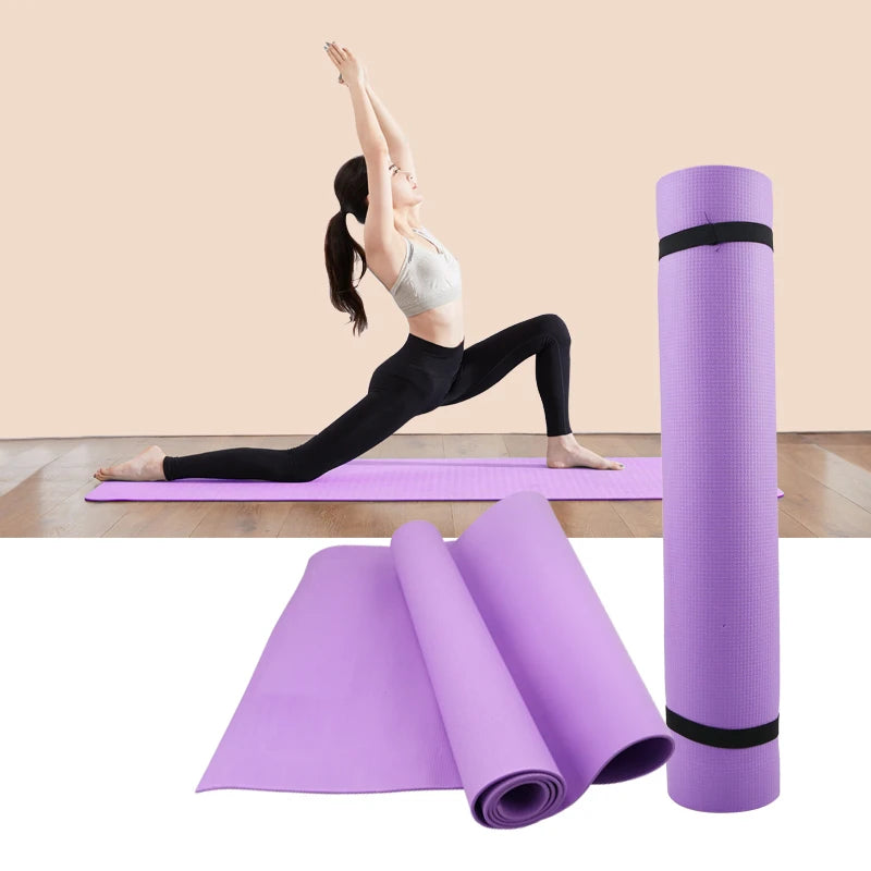 4MM Thick EVA Yoga Mats Anti-slip Sport Fitness Mat Blanket For Exercise Yoga And Pilates Gymnastics Mat Fitness Equipment