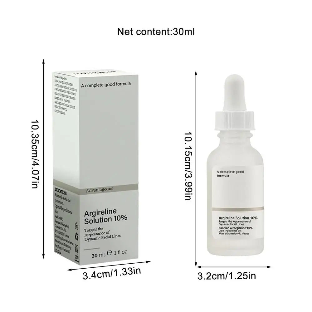 Solution 10% Hexapeptide Serum Anti Aging Skin Care Face Repair Smoothes Wrinkles Tightens Skin Face Repair Serum Acid Serum