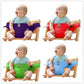 Baby Portable Seat Kids Chair Travel Foldable Washable Infant Dining High Dinning Cover Seat Safety Belt Auxiliary Belt