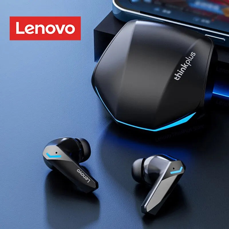 سماعات أذن رياضية Lenovo GM2 Pro Bluetooth 5.3 لاسلكية داخل الأذن للألعاب ذات زمن انتقال منخفض وسماعات موسيقى ثنائية الوضع جديدة