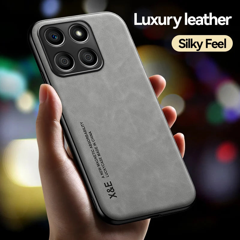 Shockproof Case for Honor X8b X6b X8a 5G Protective Cover Built-in Magnetic Suction Car Holder Coque Funda Capa