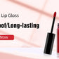 QIBEST Sexy Red Matte Lip Gloss Long Lasting Velvet Liquid Lipstick Lip Makeup Women Beauty Nonstick Cup Waterproof Lipgloss Hot