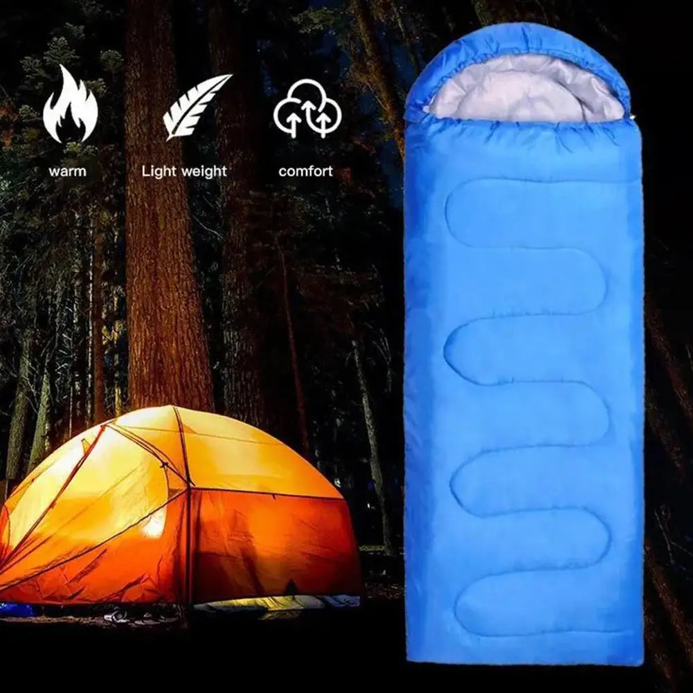 180*75CM Portable Sleeping Bag Outdoor Travel Camping Hiking Polyester Winter Portable Camping Outdoor Adult