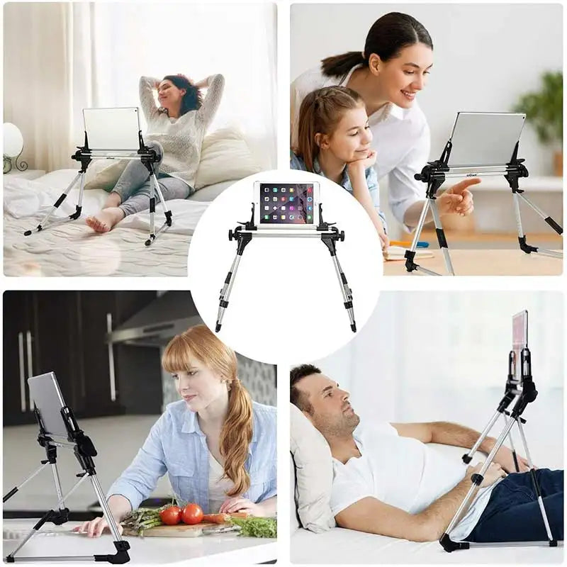 Lazy Tablet Holder for Bed Adjustable and Foldable Tablet Stand Holder Fit for iPad iPhone Cellphone Tablet Kindle