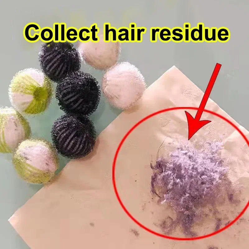 12/6PCS Washing Machine Hair Filter Floating Fur Lint Hair Remover Catcher Reusable Laundry Ball Dirty Collection Cleaning Balls