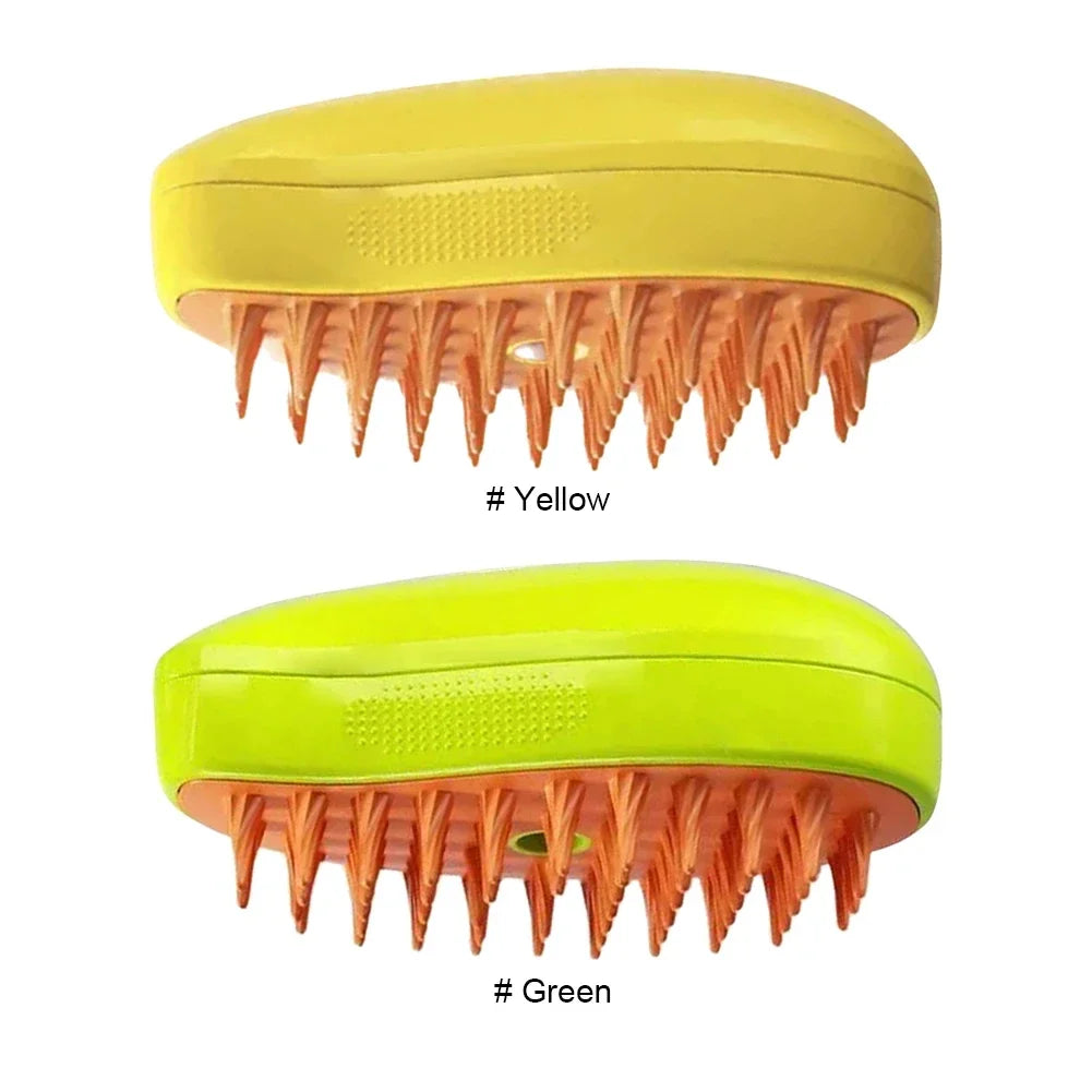 3 in 1 Cat Hair Removal Combs Steam Brush Steamy Dog Brush Electric Spray Cat Hair Brushes for Massage Pet Grooming Comb