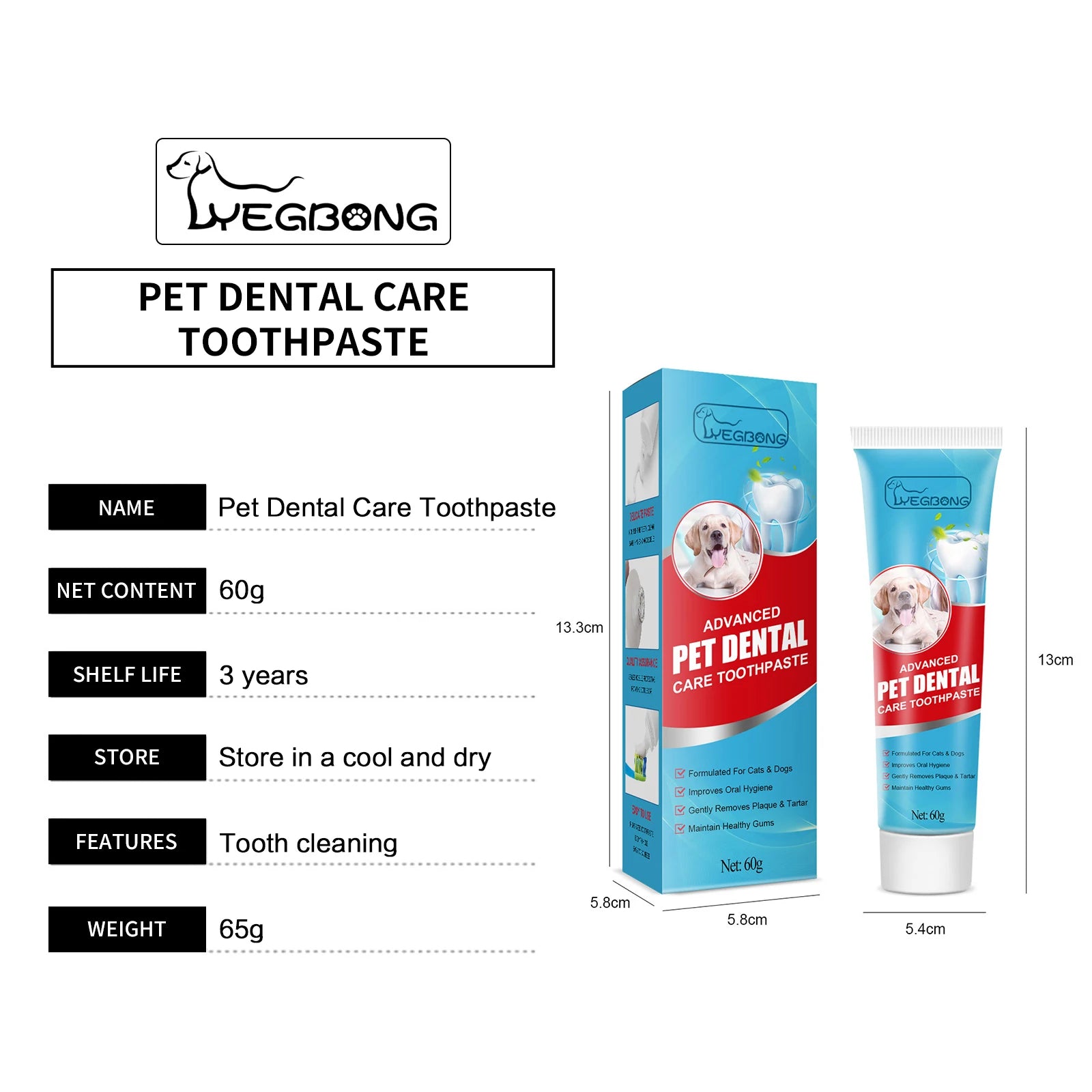 Pet Oral Care Toothpaste Dog Fresh Breath Mouth Deodorant Tartar Plaque Cleaning Prevent Teeth Calculus Cats Edible Toothpaste