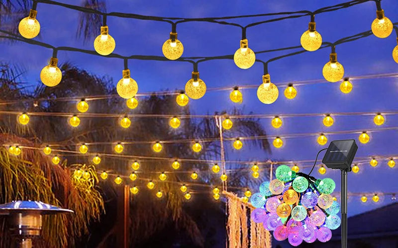 Christmas Lights LED Fairy String Curtain Lights 8 Mode Remote USB Festoon Christmas Decor For Home Holiday New Year Lamp