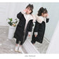 New Girls clothing Winter Warm down Cotton Jackets Children parka faux Fur Collar Coat Girl Thicken overalls Hooded kids Clothes