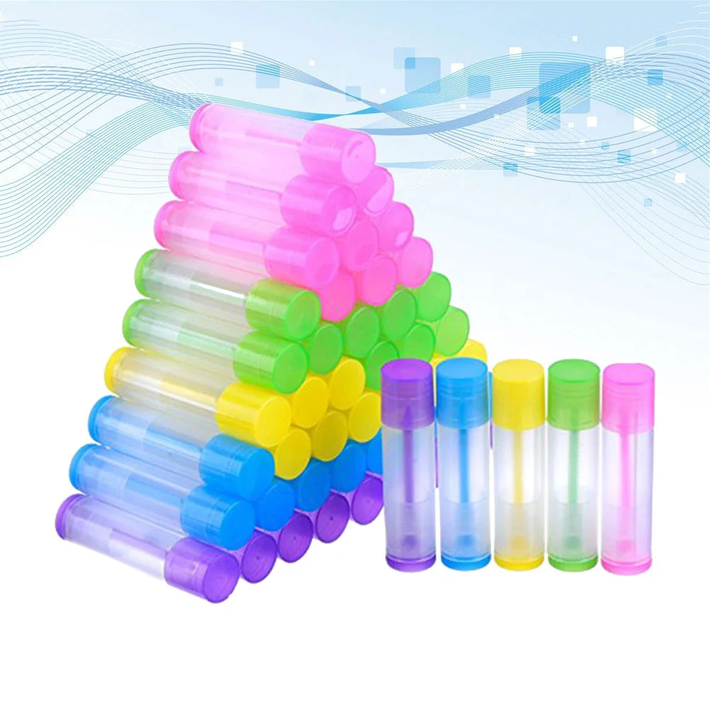 Lip Balm Tube Blam Tubes Gloss Lipgloss Lipstick Banana Hair Claw Clips Pink Travel