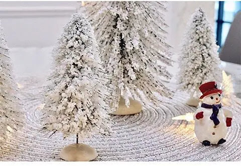 new Mini encryption Snow Fir Small Christmas Tree Christmas Decorations For New Year Xmas Party Home Table Ornaments Gifts