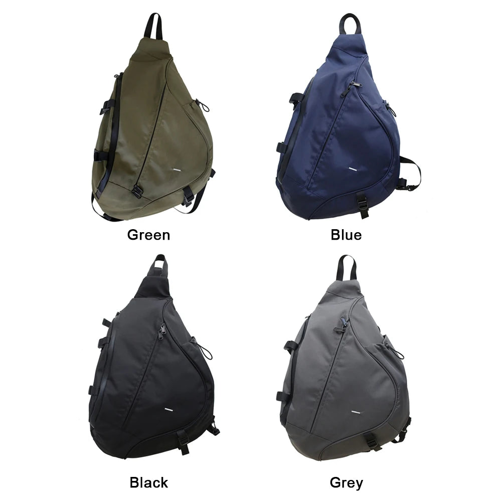 Men Shoulder Bags Nylon Waist Packs Sling Bag Crossbody Outdoor Sport Shoulder Chest Bag Pack Daily Picnic Messenger Bag Bolsa