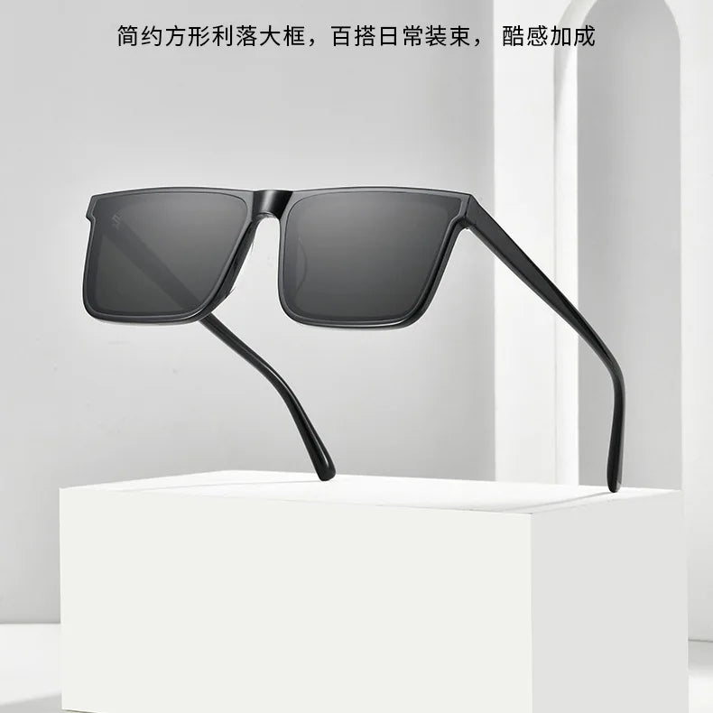 2022 New Sunglasses Men's Driving Anti-UV Sunglasses Concave Shape Ladies Long Frame Sunglasses gafas de sol hombre