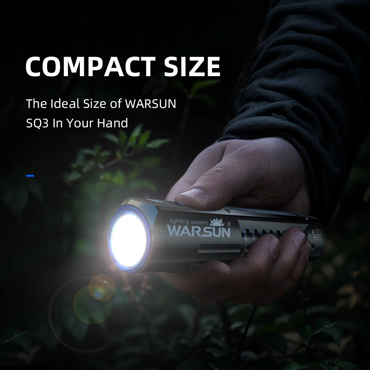 Warsun Powerful LED Flashlight Multifunctional Outdoor Rechargeable Torch Light Portable Lantern Hand Lamp With Magnet