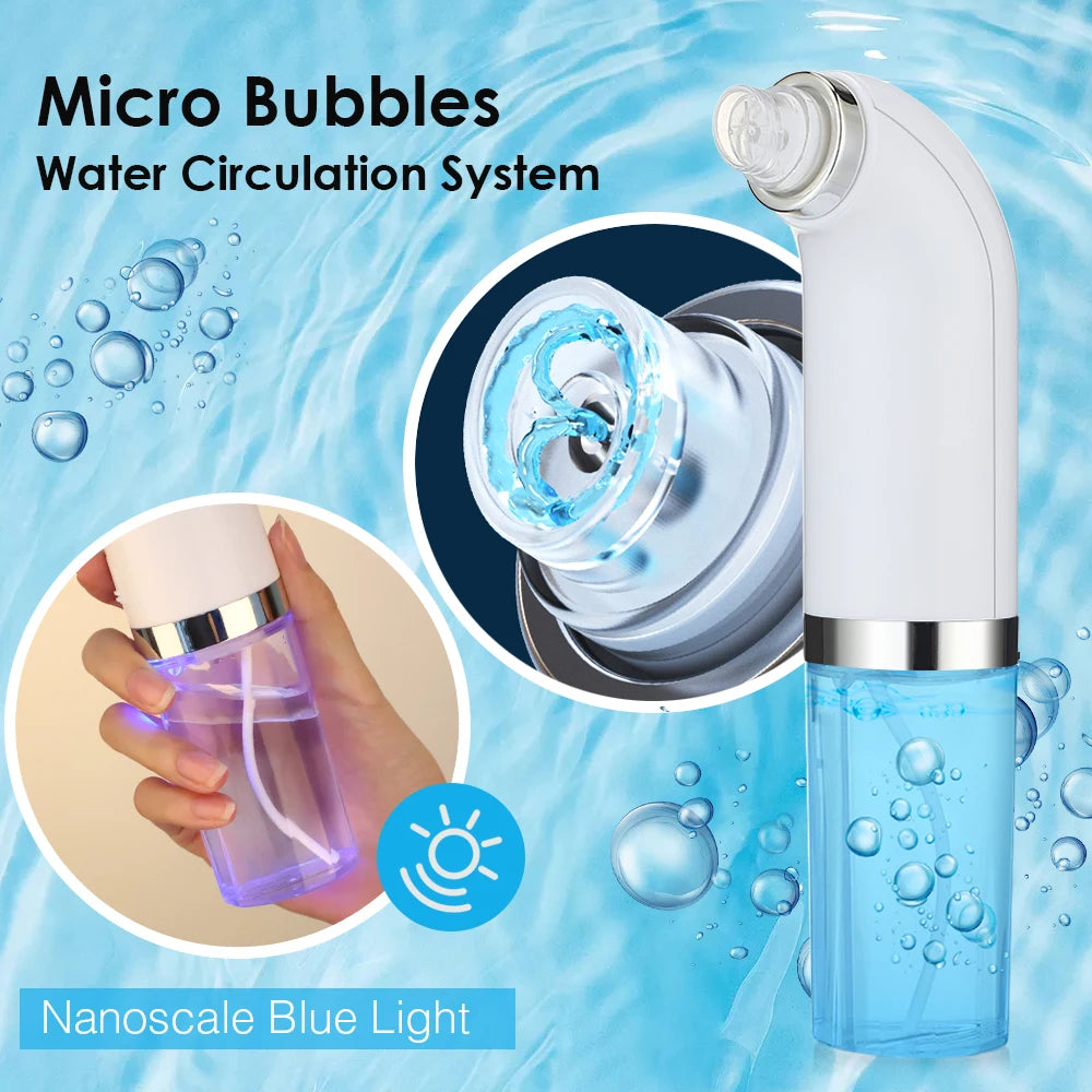 Face Care Bubble Blackhead Remover Vacuum Face Deep Pore Nose Cleaner Suction Black Dots Beauty Products Facial Cleaning Tool