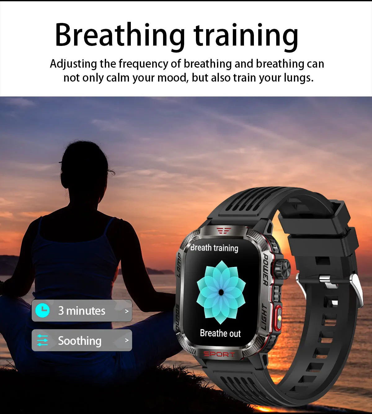 2024 New Military Outdoor Sport Smart Watch Men's 600 mAh Battery Waterproof GPS Track Call For Xiaomi Health Fitness Smartwatch