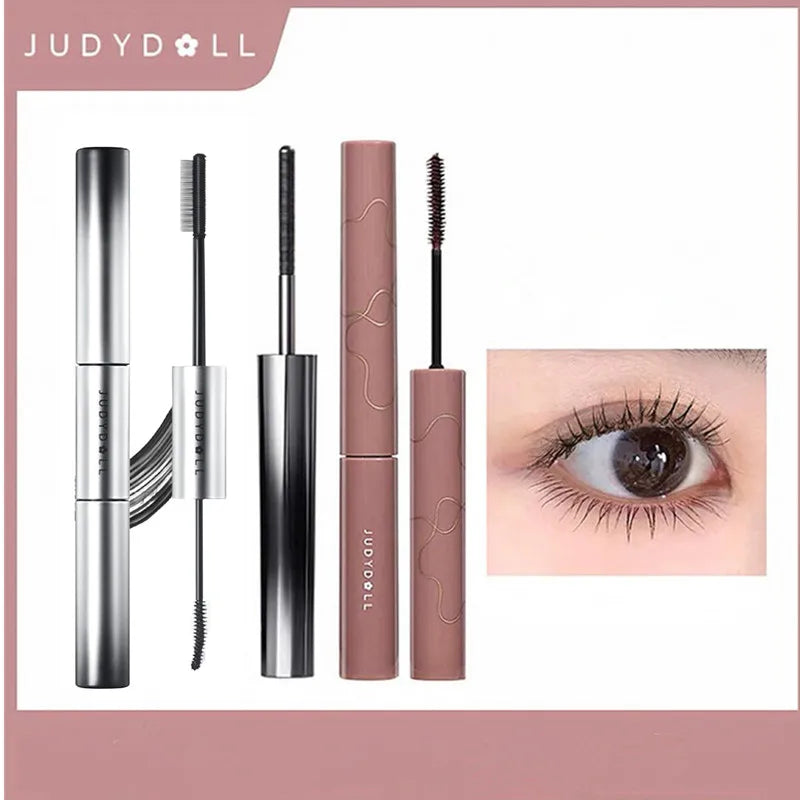 Judydoll Steel Tube Mascara Eyelash Primer Non-Smudge Waterproof Dense Curl Manga Eyes Lash Extension Enlarge Eyes Applicator