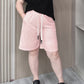 Summer New Wide Leg Shorts Women Plus Size Elastic High Waist Drawstring Loose Thin Casual A-line Hot Pants