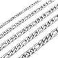 Bulbusbow Men’s 925 Sterling Silver Figaro Chain Necklace in 4MM, 6MM, 8MM, and 12MM | Unisex Fashion Jewelry