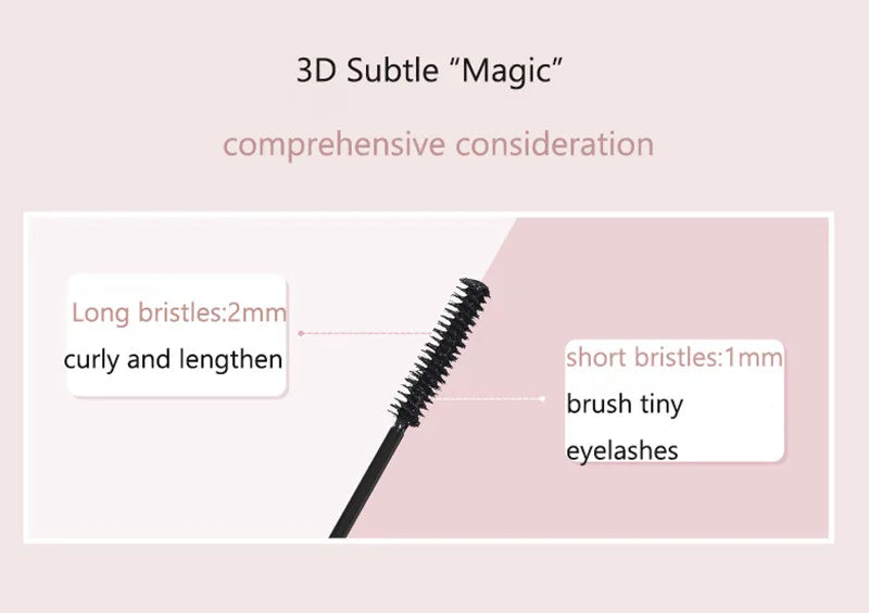 Judydoll Steel Tube Mascara Eyelash Primer Non-Smudge Waterproof Dense Curl Manga Eyes Lash Extension Enlarge Eyes Applicator