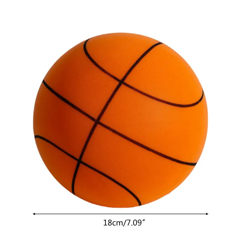 18CM Bouncing Mute Ball Toy Indoor Silent Basketball Baby Foam Toy Silent Playground Bounce Basketball Child Sports Games Gift