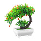 Bonsai Small Tree Pot Artificial Plants Fake Plant Flowers Potted Ornaments for Home Room Table Decoration Hotel Garden Decor