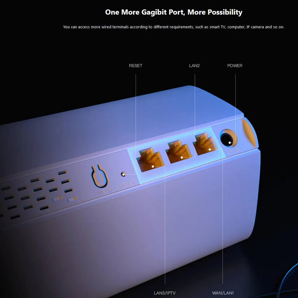 جهاز توجيه لاسلكي Tenda AX3000 WiFi6 Mesh System EM/MX12 جهاز توجيه Wi-Fi6 Mesh WiFi يصل إلى 7000 قدم مربع موسع نطاق WiFi WIFI 6 Mesh