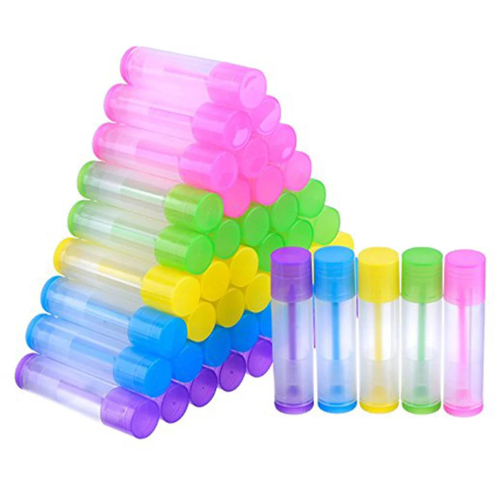 Lip Balm Tube Blam Tubes Gloss Lipgloss Lipstick Banana Hair Claw Clips Pink Travel