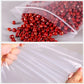 100Pcs Thicken Zipper Sealed Bags Clear Plastic Storage Bag for Small Jewelry Food Packing Reclosable Ziplock Sealing Bags