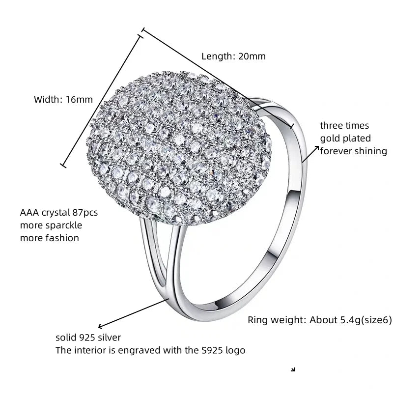 Authentic S925 sterling silver set with diamond Twilight Breaking Dawn Bella engagement wedding ring Fashion jewelry gift