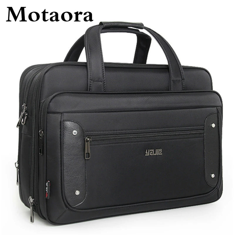 Large Capacity Men's Business Handbags Men Laptop Bags 16" 17.3" Notebook Computer Tote Bags Male Crossbody Travel Shoulder Bag