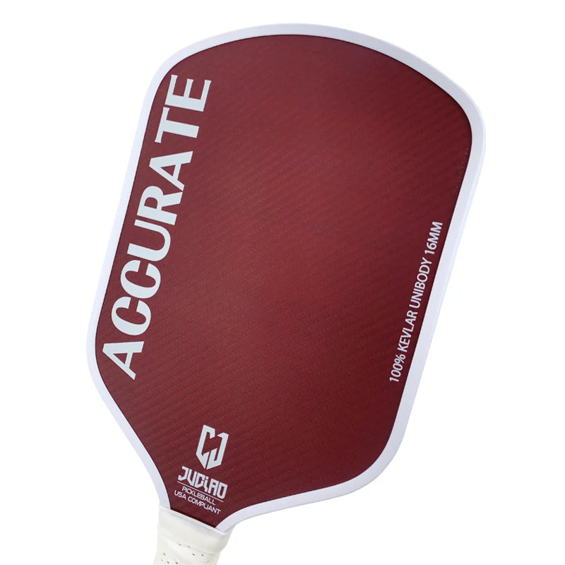 JUCIAO Thermoformed Unibody 100% Kevlar Pickleball Paddle With High Grit & Spin Surface 16MM Pickleball Racket