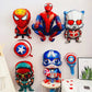 New Marvel Birthday Party Decorations Boy Avengers Theme SuperHero Balloons Deco Tableware Set Backdrop Happy Supplies For Kids