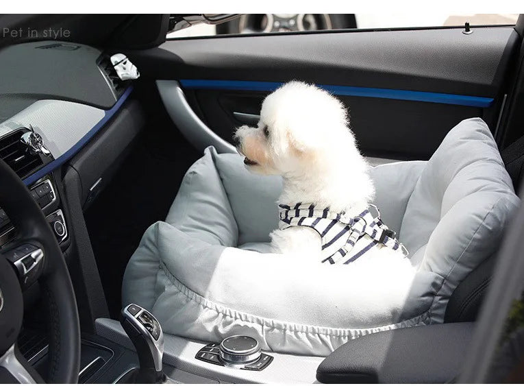 2 in 1 Pet Dog Carrier Folding Pet Car Seat Pad Safe Carry House Puppy Bag Car Travel Accessories Waterproof Dog Seat Bag Basket